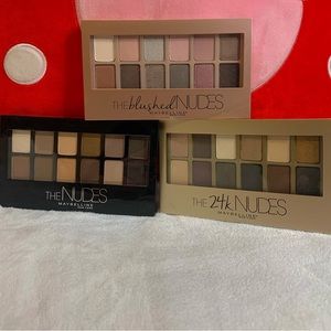 Maybelline nudes palettes